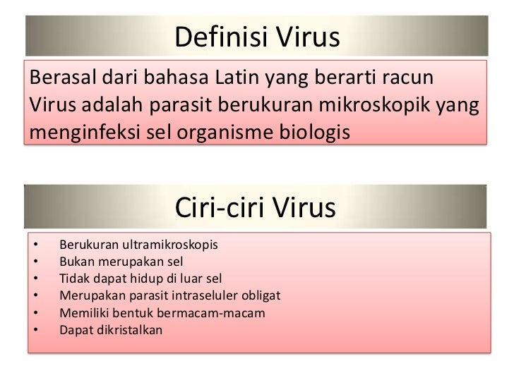 Biologi 10 virus