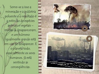 Desaparecimento de espécies animais e vegetais