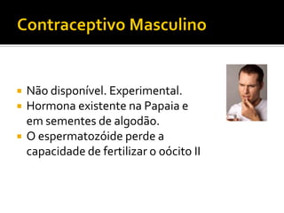 Biologia – 12º Ano (ContracepçãO)