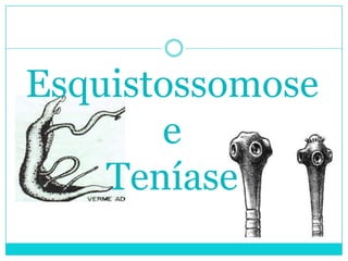 Esquistossomose
e
Teníase
 