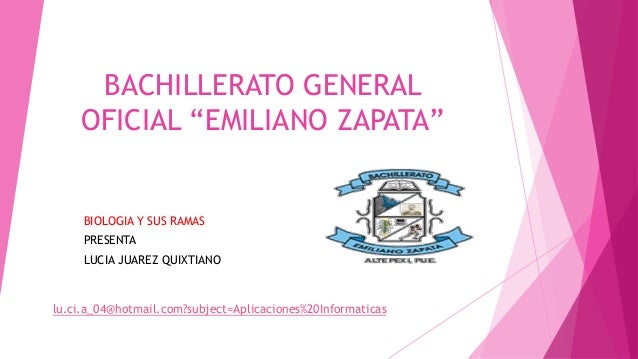 Bachillerato General Oficial "Emiliano Zapata" Ramas de la
