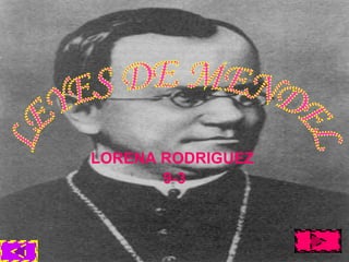 LORENA RODRIGUEZ  9-3 LEYES DE MENDEL 