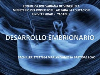 REPUBLICA BOLIVARIANA DE VENEZUELA
MINISTERIO DEL PODER POPULAR PARA LA EDUCACION
UNIVEERSIDAD « YACABU»
BACHILLER:27747694 MARLYN VANESSA BASTIDAS LOYO
 