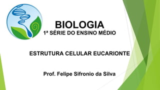 BIOLOGIA
1ª SÉRIE DO ENSINO MÉDIO
ESTRUTURA CELULAR EUCARIONTE
Prof. Felipe Sifronio da Silva
 