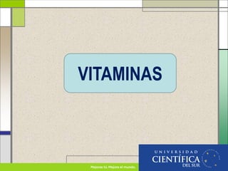 VITAMINAS
 