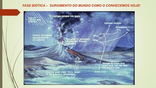 FASE BIÓTICA – SURGIMENTO DO MUNDO COMO O CONHECEMOS HOJE!
 