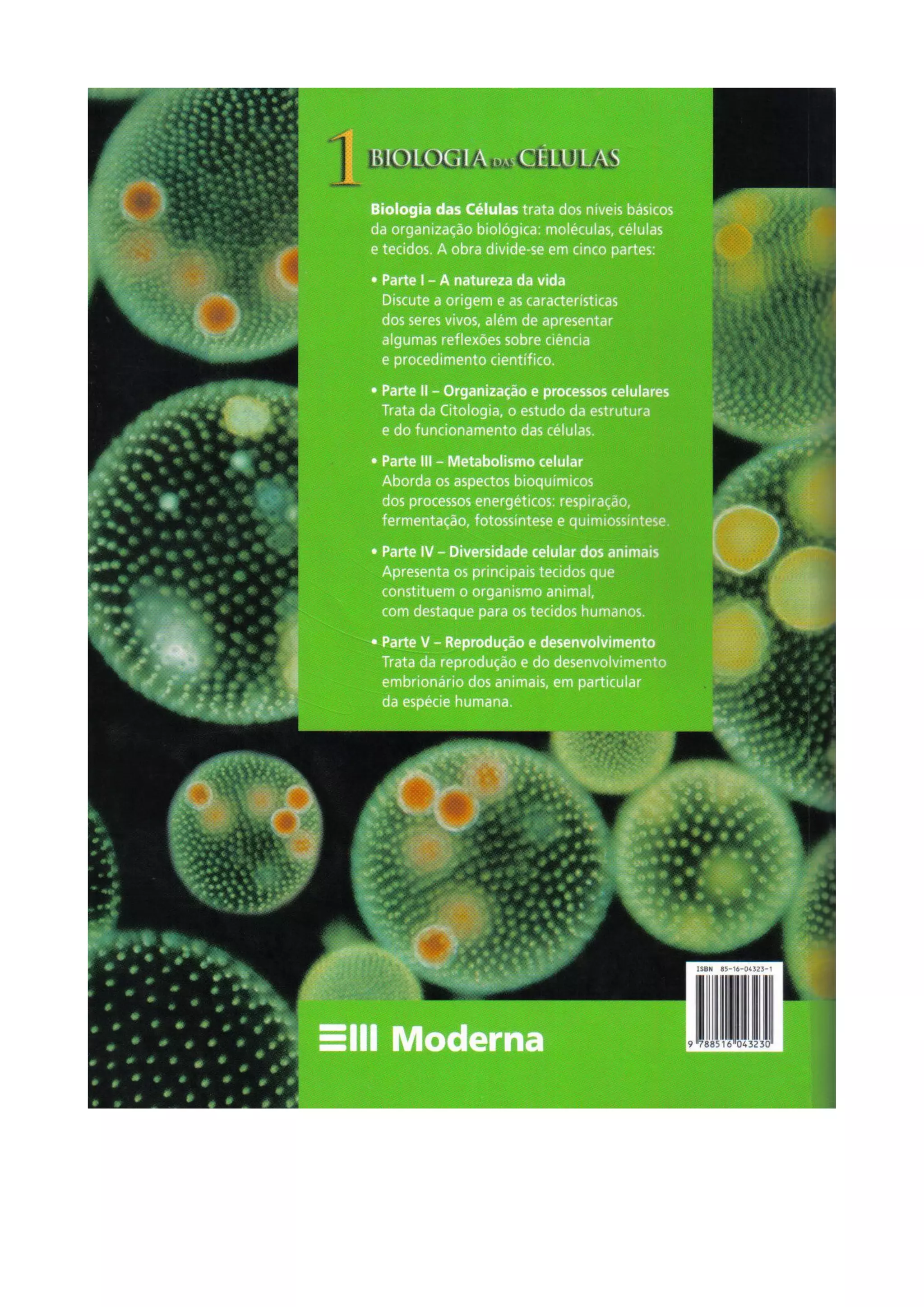 Biologia das células volume 1 (amabis e martho)