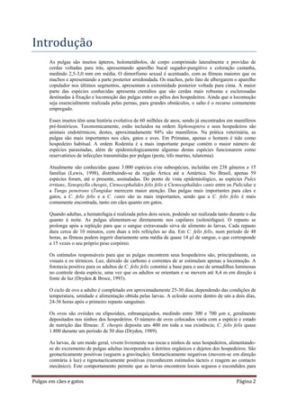 Pulgas em cães e gatos