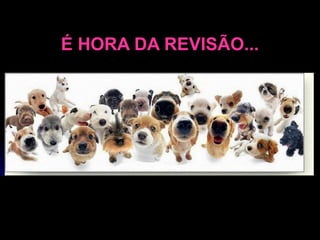 É HORA DA REVISÃO...
 