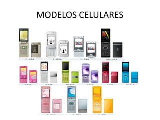 MODELOS CELULARES
 