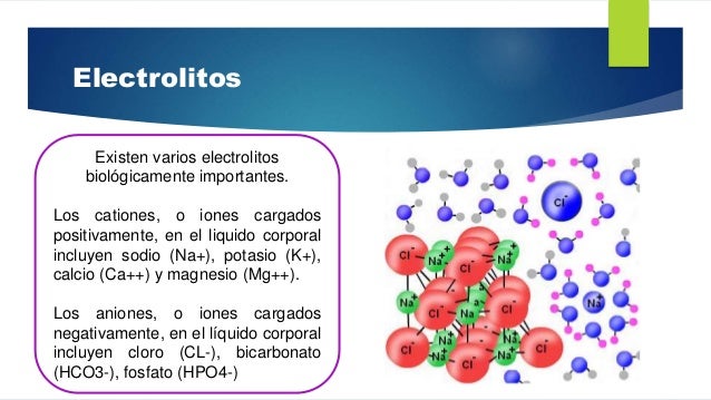 Líquidos y Electrolitos corporales