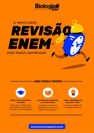 VACINAS
E
SAÚDE
PÚBLICA
11
www.biologiatotal.com.br
revisaoenem.biologiatotal.com.br
 