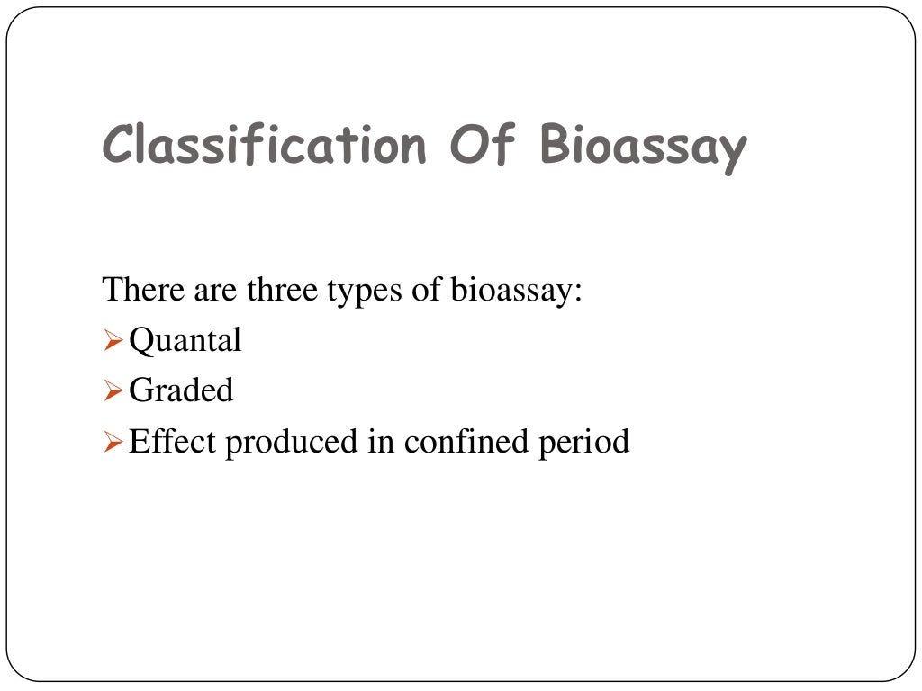Biological Assay