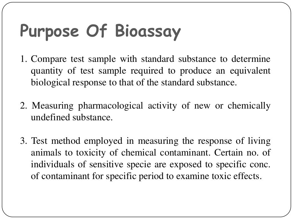 Biological Assay