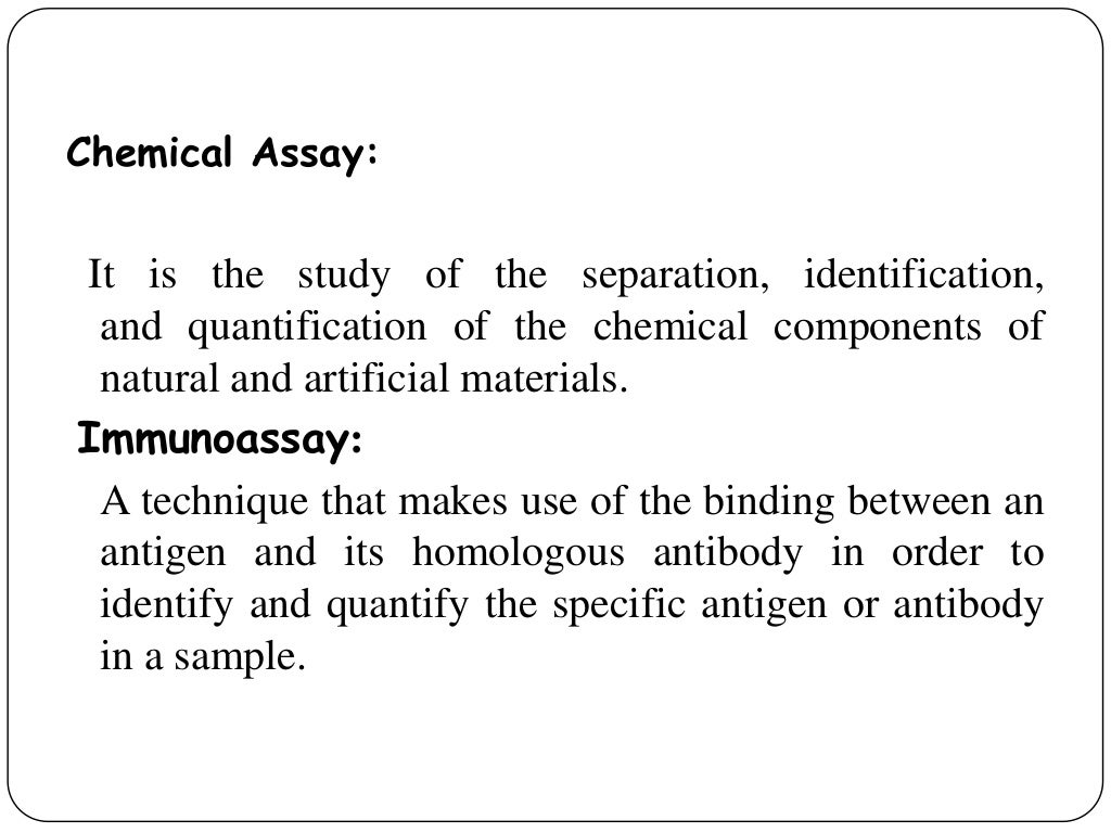 Biological Assay
