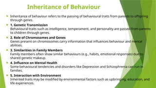 Biological Basis of Behaviour: Genetics, Brain Function, and ...