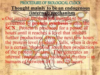 Biological clock | PPTX