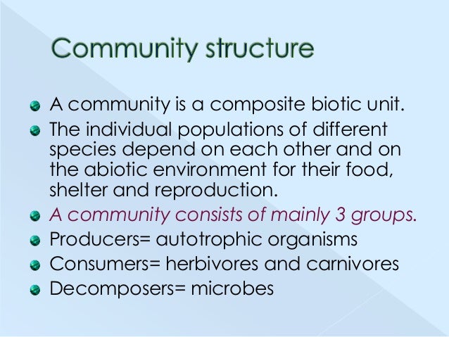 Biological Communities