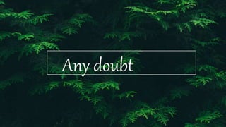 Any doubt
 