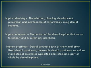 Biological considerations of dental implant | PDF