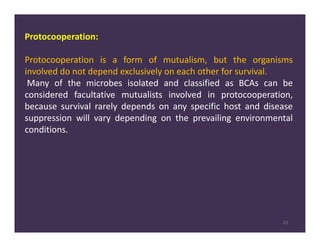 Protocooperaton Yogurt Biological Control: A Natural Approach to Pest Management | PDF