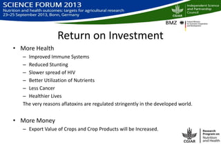 Biological control of aflatoxins