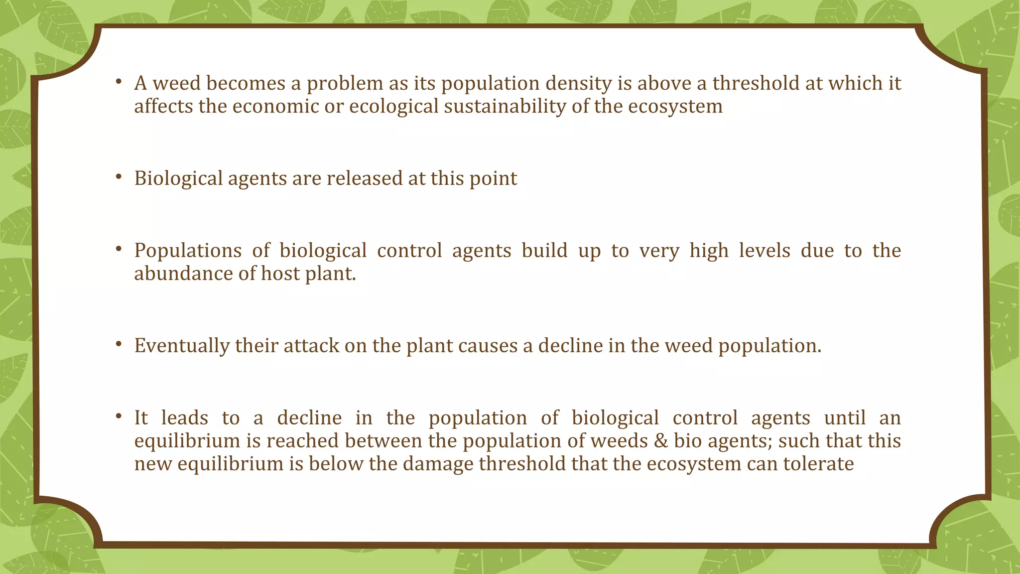 Biological control of weeds | PPT