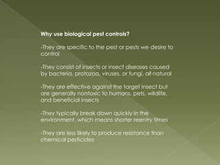 Biological Controls