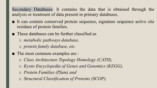 Biological databases | PPTX