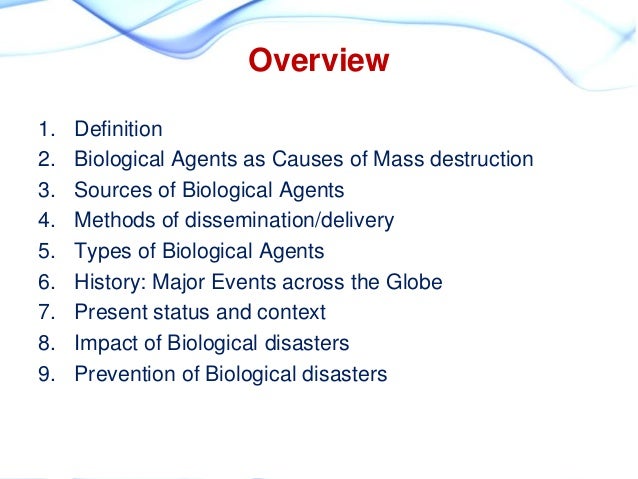 Biological preparedness definition