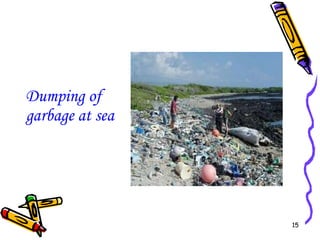 Dumping of garbage at sea 