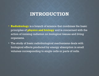 biological effects of radiation- Nelson A | PPTX