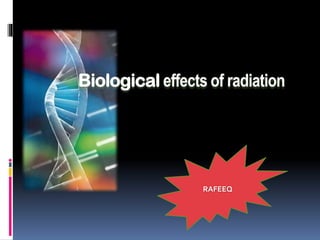 Biological effects of radiation

RAFEEQ

 