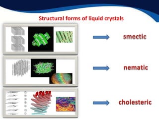 Structural forms of liquid crystals
 