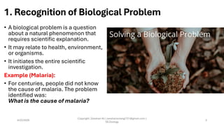 Biological Method | Solving biological problem | AKUEB | STB | PDF