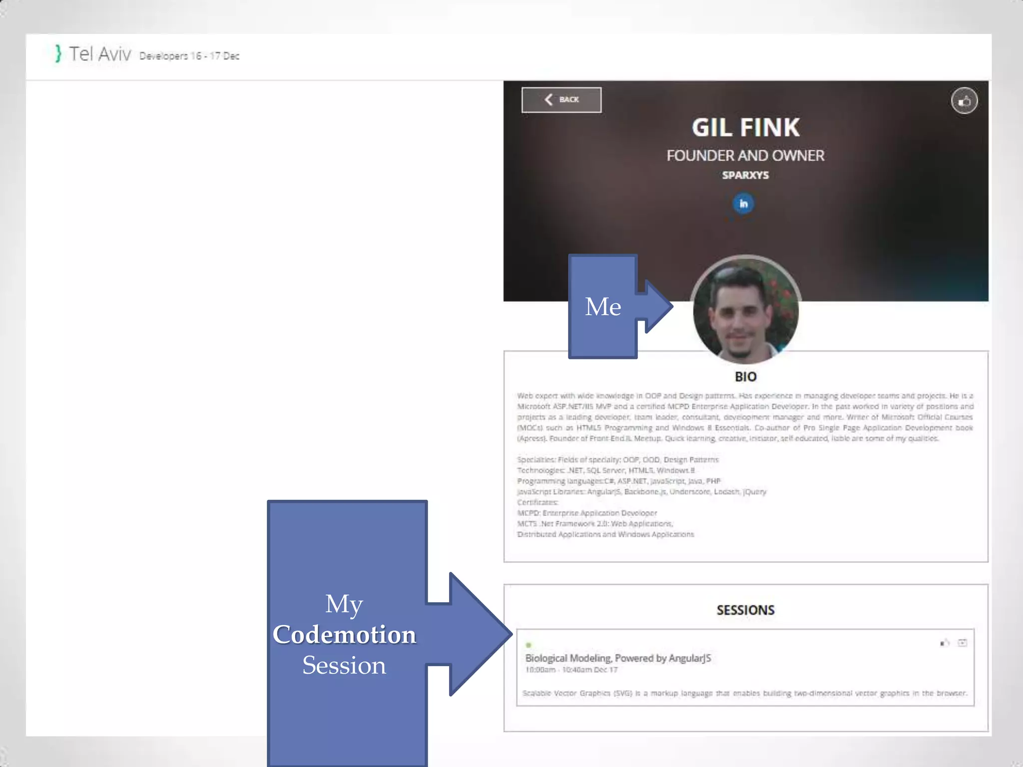 And somebody let me speak about graphics… My Codemotion Session Me 