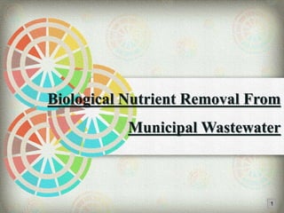 Biological Nutrient Removal From
Municipal Wastewater
1
 