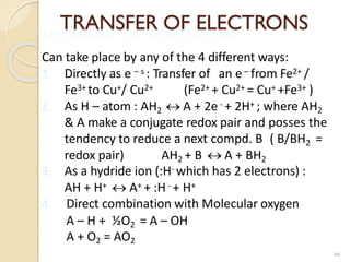 Ao2 For Transfer Biological oxidation | PDF