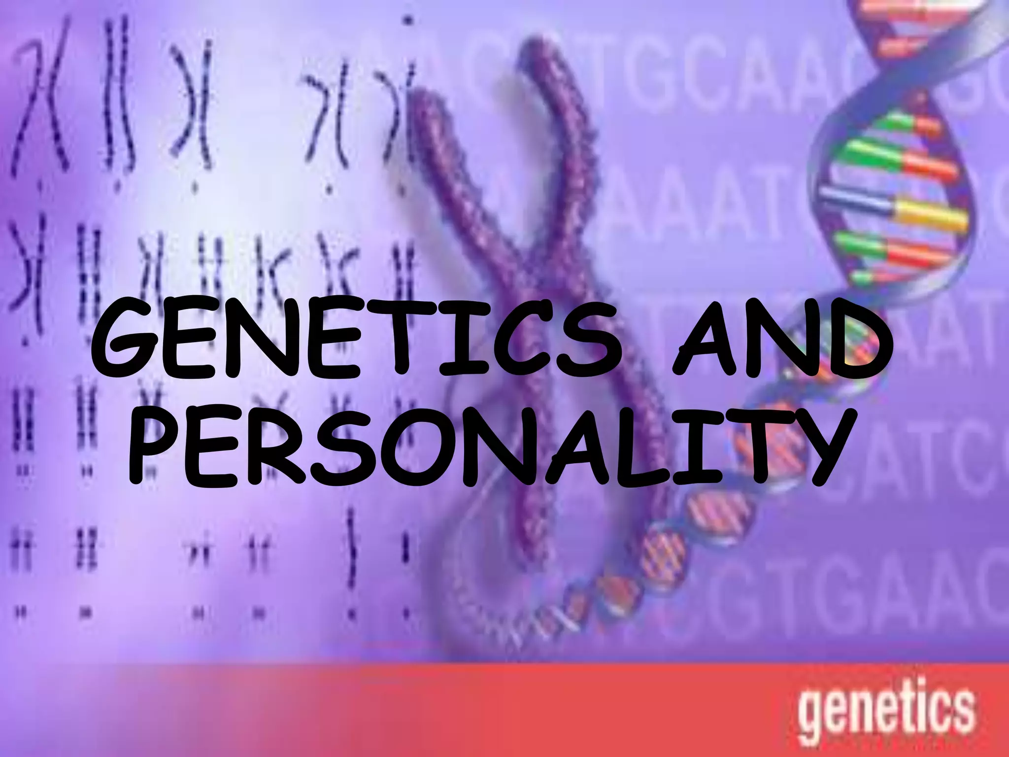 Biological Basis of Personality | PPTX