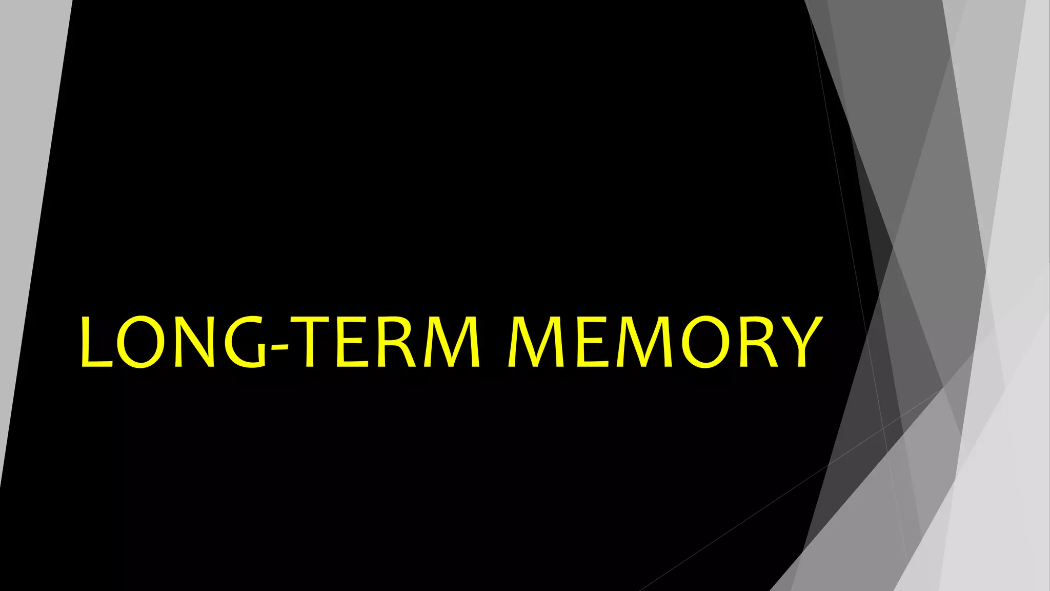 Biological process of memory | PPTX