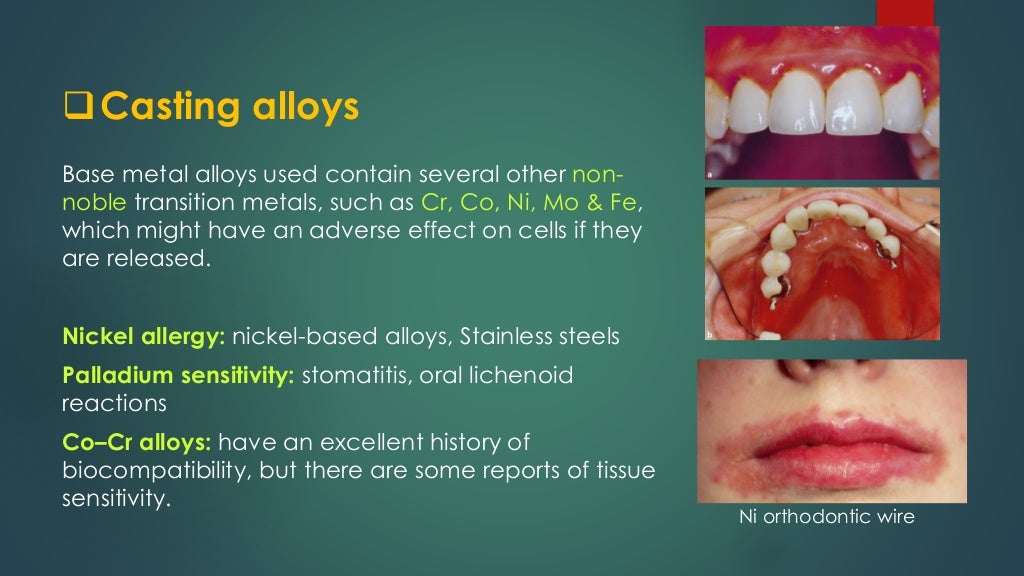 Biological properities and of dental materials