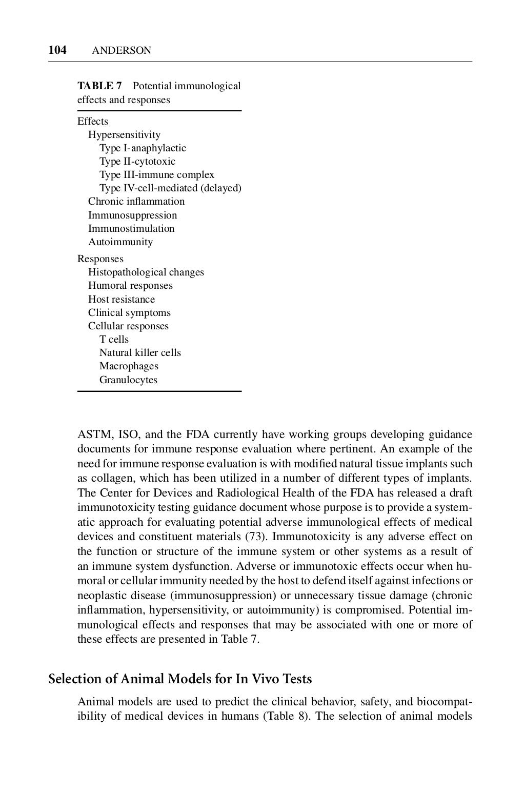 Biological Response