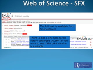The full text is available from
ScienceDirect
There is also a link here to the
library catalogue (ALEPH) if you
want to see if the print version
is available.
 