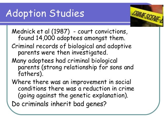 is criminal behavior biologically determined A combination of both biological and social factors combined mold it is possible to determine a link between genetics and criminal behavior. is criminal behavior biologically determined A combination of both biological and social factors combined mold it is possible to determine a link between genetics and criminal behavior.