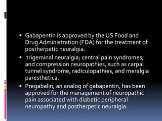 gabapentin good for carpal tunnel