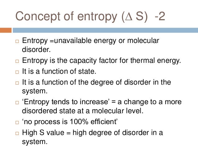 entropy biology entropy biology
