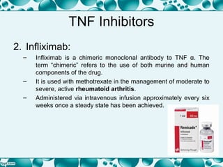 Biological treatment of Rheumatoid Arthritis | PPT