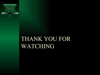 THANK YOU FOR
WATCHING
 