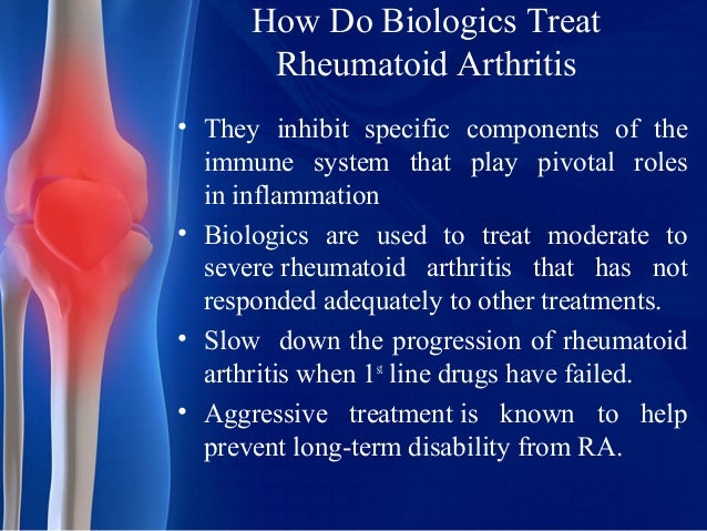 BIOLOGICS IN RHEUMATOID ARTHRITIS