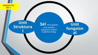 BIOLOGI PERTEMUAN 2 Materi Sel Mahasiswa Kuliah pptx | PPTX